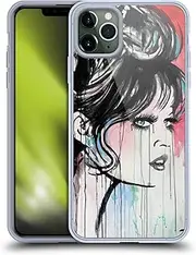 Head Case Designs Officially Licensed LouiJoverArt God Created Woman Red Ink Gel Case [Military Grade Protection] Compatible with Apple iPhone 11 Pro Max