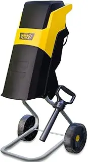 Michigan 2400W Electric Garden Mulcher Shredder, Portable Wood Chipper, Push Stick, 40L Collection Bag