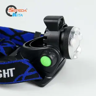 Barokah Flashsale 手電筒頭燈 1 LED Cree XM-L T6 3000 流明 AHT404 質量