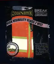 2 X New Occunomix LUX-ATRANS-02X Class 2 Safety Vest 2XL TWO VEST