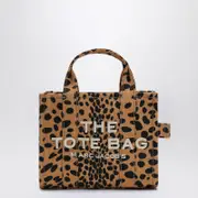 [Marc Jacobs] Medium Tote Bag with cheetah print One size Black