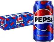 Pepsi Wild Cherry Soda 12 Pack -12 FL OZ
