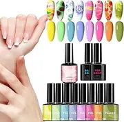 Gel Nail Polish - 8-color Fast Drying Nail Polish,Beauty And Health Supplies for Home Daily Summer Wedding Parties Holiday