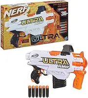 NERF Ultra Amp Motorised Blaster, 6-Dart Clip, 6 Darts, Boys Aged 8+