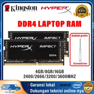 金士頓 Hyperx Impact 筆記本電腦 DDR4 RAM 4GB 8GB 16GB 2133Mhz 2400Mh