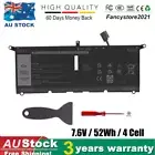 DXGH8 HK6N5 Battery For Dell XPS 13-9370-D1701S 13-9370-D1705G 13 7390 52Wh New