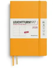 [LEUCHTTURM1917] Weekly Planner Paperback (B6+) 2026 in Rising Sun