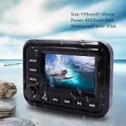 GUZARE 303A MARINE AM/FM STEREO SYSTEM WITH BLUETOOTH/AUX INPUT/LCD Screen
