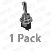 SPST (ON/OFF) MINIATURE TOGGLE SWITCH (FULL SIZE TOGGLE) 6A - 125V # 66-1230-1PK