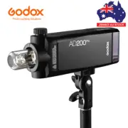GODOX AD200 Pro Version 200Ws 2.4G Flash Strobe 1/8000 HSS Flashe 2900mAhBattery