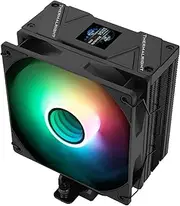 Thermalright Assassin Spirit 120 Vision ARGB Black CPU Cooler with 1.54-inch 240*240 Resolution IPS Display LCD Screen,Computer CPU Air Cooling for LGA1700/1851/115X,AM4/AM5,High Performance Radiator