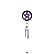 Pentagram Wind Chime - Metal Tubes - Feng Shui - Home Décor - 79cm