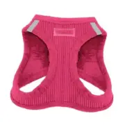 Voyager Step-in Plush Dog L (Chest: 18 - 20.5") Harness (Fuchsia Corduroy)