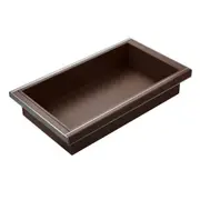 HIGOLD B Series Pull Out Wardrobe Basket - Shallow - Fits 900mm Cabinet - Natural Finish