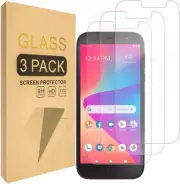TracFone BLU View 2 Screen Protector (B130DL), [2 Pack] Tempered Glass Film [ To