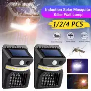 Induction Solar Mosquito Killer Zapper Bug Lamp LED Light Fly Trap Pest Catcher