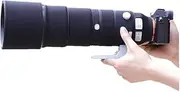 CHASING BIRDS Camouflage Waterproof Lens Coat for Sony FE 200-600mm F5.6-6.3 G OSS Rainproof Lens Protective Cover (Classic Black)