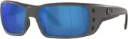 Costa Del Mar Permit Matte Gray / Blue Polarized Poly. New In Box
