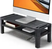 Monitor Stand Computer Riser, Monitor Stand for Desk with Adjustable Height a...