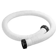 Hogvinnatil Above Ground Pool Hose, 59 Inch Pool Pump Replacement Hose, Long Pool Filter Pump Hose, White Pool Hose, Compatible with Pumps and Water Systems