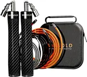 Weighted Jump Rope for Men Women -Interchangeable 1/5Lb 1/4Lb 1/2Lb Heavy Jump R