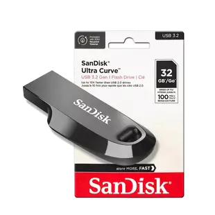 SANDISK Ultra Curve 32G 64G 128G USB 3.2 高速 隨身碟 CZ550