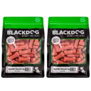 2pc Blackdog 1kg Mini Beef Biscuits Dog/Puppy Pet Healthy Chew Food/Treats