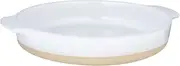 [Lurch] Terra Nova Oven Dish Round Ceramic Diameter 26 x 5 cm White/Cream