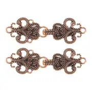 2pcs Vintage Sweater Clips, Retro Shawl Clips Cape Cloak Clasp(Copper)