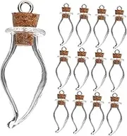 30Pcs Corked Glass Wishing Bottles with Hook Design Multipurpose DIY Storage Jars for Crafting Home Decor Unique Ideas