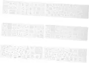 Mikinona Fashion Pattern Nail Art Stamping Stencils Reusable Nail Art Plates for Home Salon Use