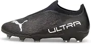 Juniors Ultra 3.3 Fg/Ag Shoes, Size: 5.5 M US Big Kid, Color: Puma Black/Puma Silver/Asphalt