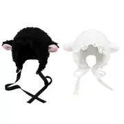 Ruffles Hat Winter Lamb Ear Warm Earflap Caps Ear-Protection Bucket Hat