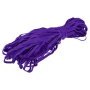 Flat Elastic Band for Sewing 1/4" x 33 Yards Dark Purple Braided Stretch Strap