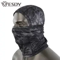 在飛比找蝦皮購物優惠-ESDY 新款迷彩戰術頭套 透氣吸汗偽裝戶外頭巾 擋風抗寒騎