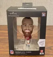 Kansas City Chiefs NFL Travis Kelce Bouncing Buddy Hallmark Ornament - New