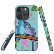 For iPhone 15 Pro Case, Shielding Cover, Birds In Love