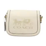 【COACH】馬車LOGO翻蓋斜背馬鞍包