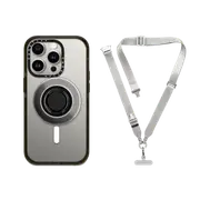 - Value Set Secure Your Phone Set - Snappy Mirror Ring Holder MagSafe Compatible & 2-in-1 Utility Lanyard (Silver)