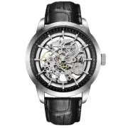 Pagani Design Classic Fashion Men's Skeleton Automatic Mechanical Leather Wat...