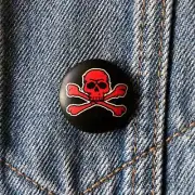 Skull & Crossbones - Button Badge