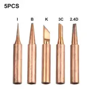 High Quality Soldering Iron Tips Set Bit Fittings Household I+B+K+3C+2.4D