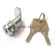 Zinc Alloy Small Mailbox Cam Lock M12 Chrome Mini Acrylic Display Lock Cam Lock