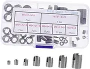 Thread Reinforcement Tool Set 50pcs Self Tapping Inserts for Repair and Installati
