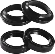 Front Fork Oil Seal & Dust Cover For 125 AGILITY 4T CARRY RS R12 ME GUSTA LX PERSONAS E2 E3 PULSAR 200 COMO I LX 2002-2017(2pcs oil 2pcs dust)