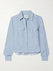 [TWP] TWP - New Carter Hemp Denim Shirt - Light blue - large large Blue