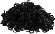 WRITWAA Short Curly Wig with Bangs Decorative Cosplay Hairpiece for Parties Halloween Role Playing Events Funny Costume Accessory Durable Synthetic Hair Wig