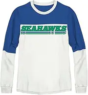 Junk Food Clothing Clothing Seattle Seahawks Womens Comeback Crew