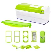 13IN1 A Food Slicer Fruit Cutter Dicer Nicer Container Chopper Peeler Vegetable