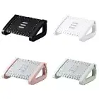 Ergonomic Footrest Stool Adjustable Plastic Footrest Stool Feet Stool for Gaming